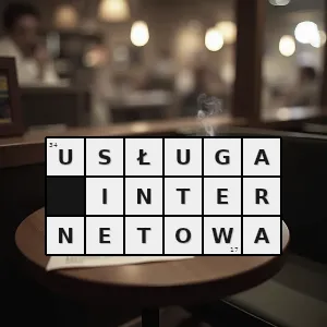 Hasło krzyżówkowe realizowana programistycznie usługa świadczona poprzez sieć telekomunikacyjną a w tym sieć komputerową w szczególności przez internet - usługa internetowa – rozwiązanie, synonimy, podpowiedzi i definicje krzyżówkowe